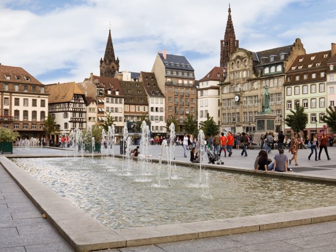 Страсбург площадь Клебер