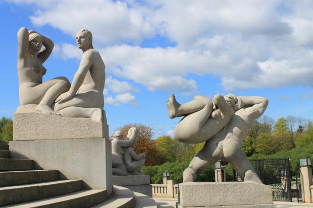парк скульптур Густава Вигеланда Осло