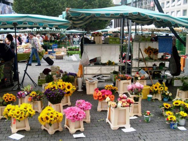 цветочный базар в штутгарт германия