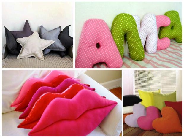 подушки разной формы