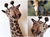 : Оригинальный способ сделать жирафа из носка