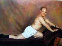 meh.ro/artkeepsake: мужчина в трусах на диване