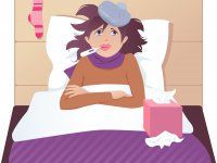depositphotos/Aleutie: девушка в постеле больная